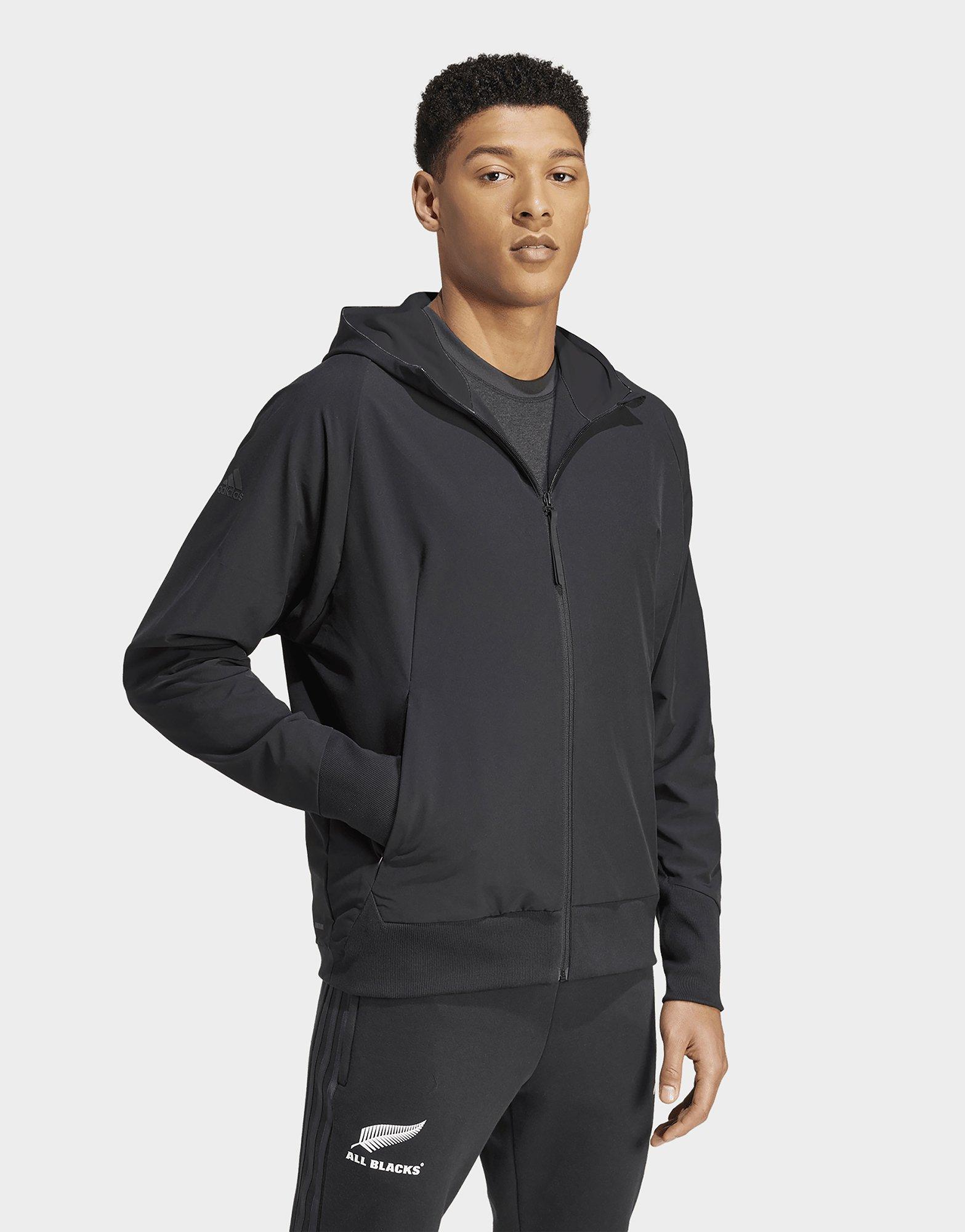 adidas Veste à capuche entièrement zippée toile All Blacks Z.N.E.