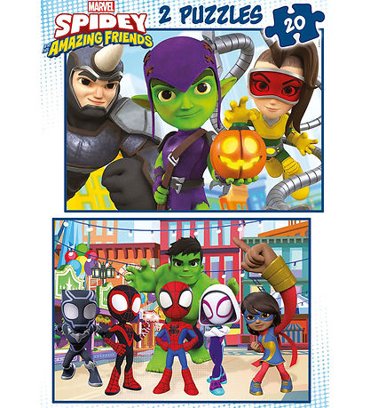Educa Puzzlespiel - 2x20 Teile - Spidey und seine erstaunliche F