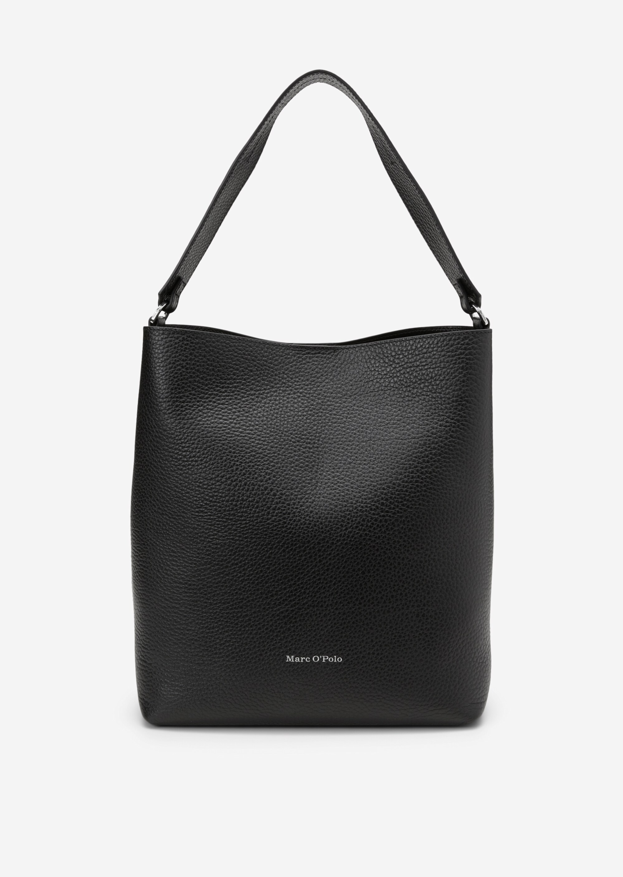 Hobo Bag medium aus genarbtem Rindleder