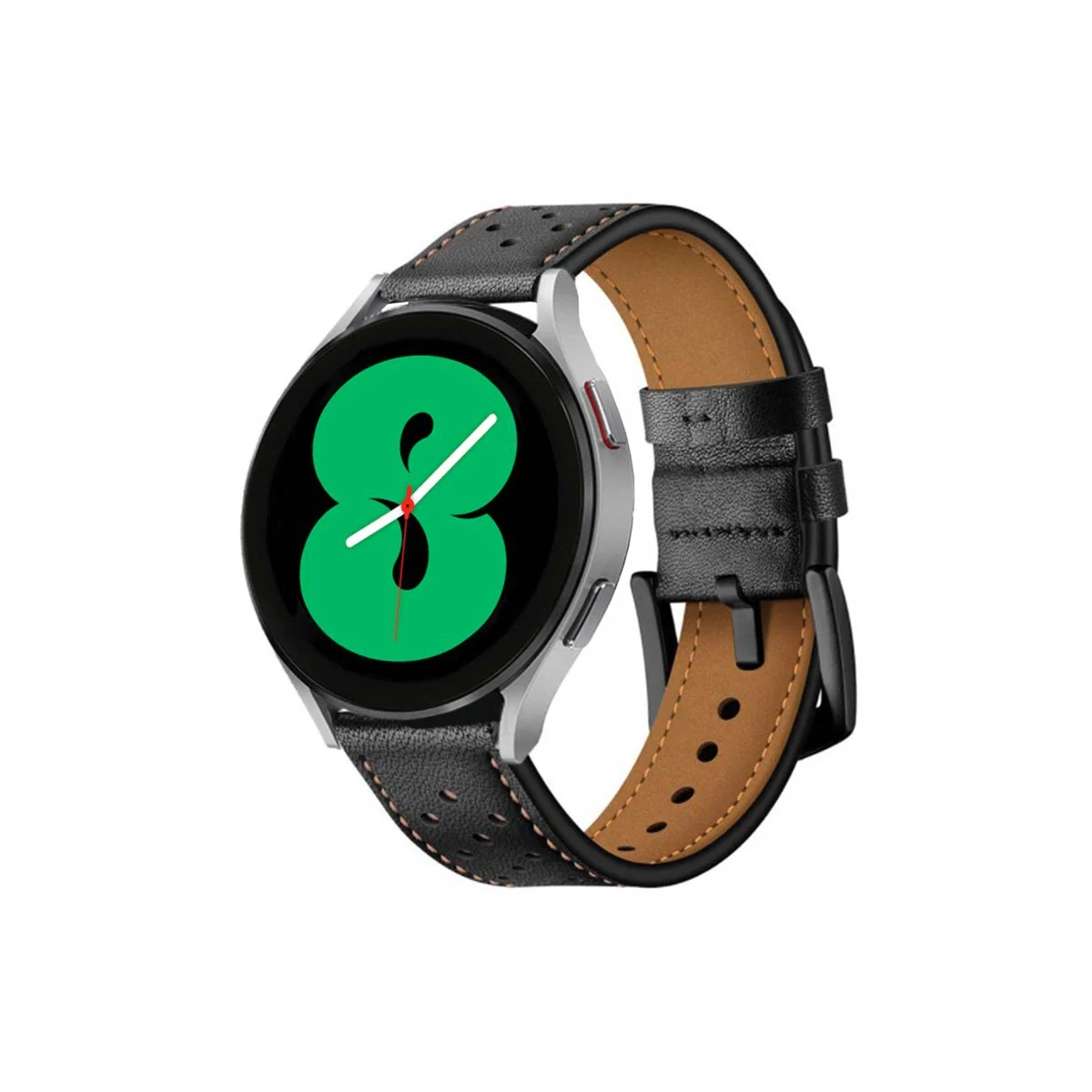 Armbånd lær Samsung Galaxy Watch 4 (40mm) - Svart