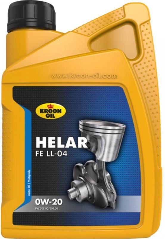 Kroon-Oil - Helar FE LL-04 0W-20 - Motorolie - 1 L flacon