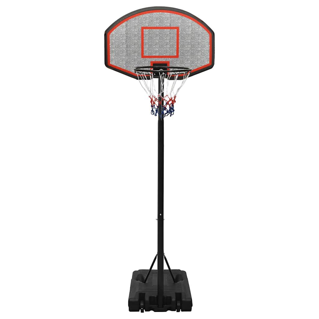 vidaXL Basketbalstandaard Zwart 237-307 cm Polyethyleen