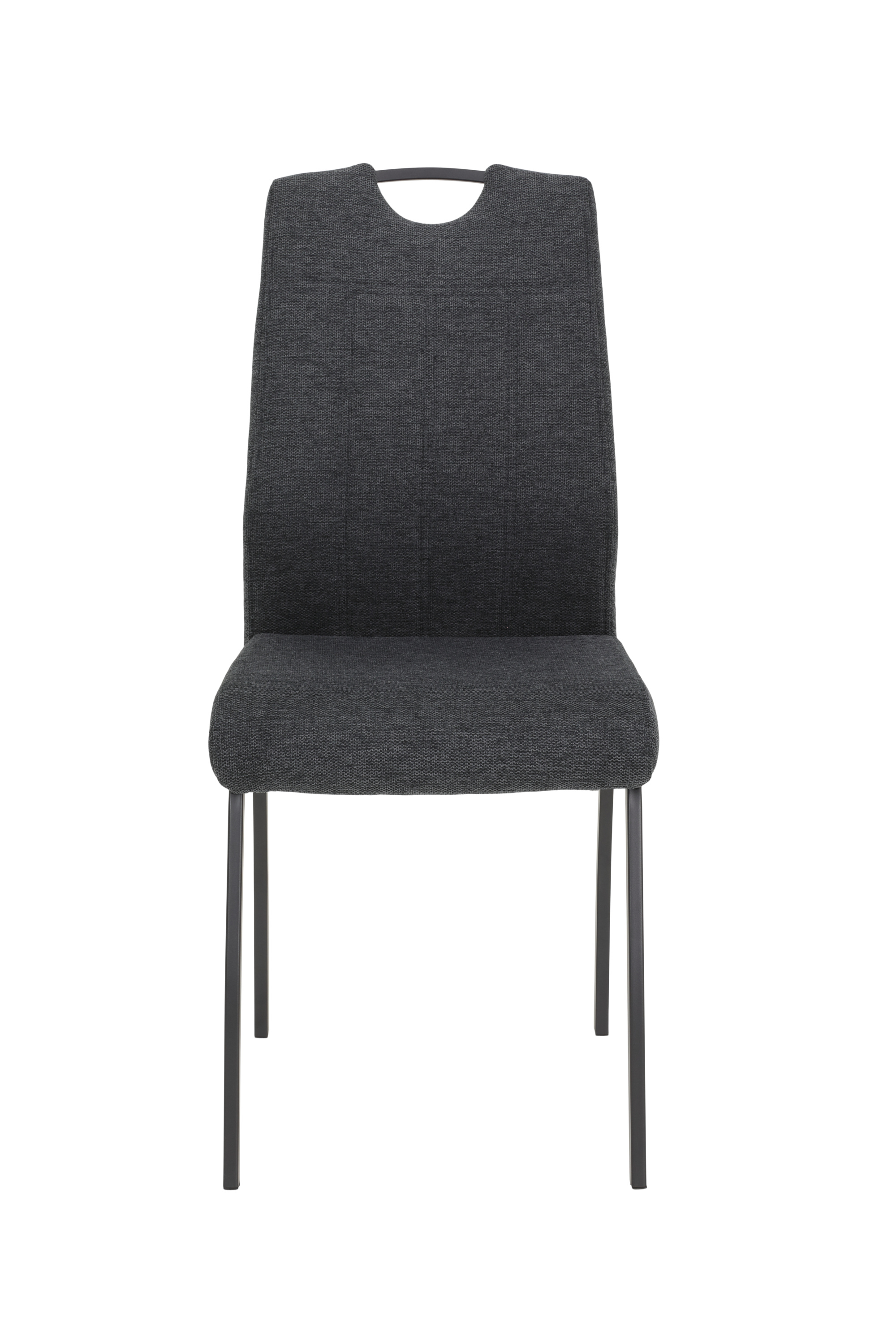 Polsterstuhl ELIF III 2er Set anthrazit