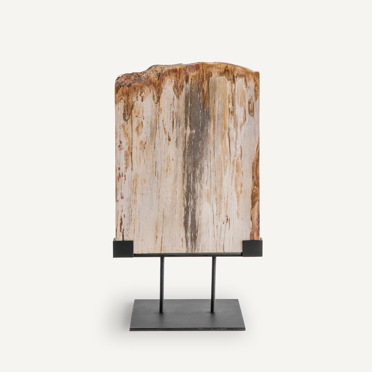 AM.PM<br>Decoração em madeira petrificada sobre um pedestal, Kayu