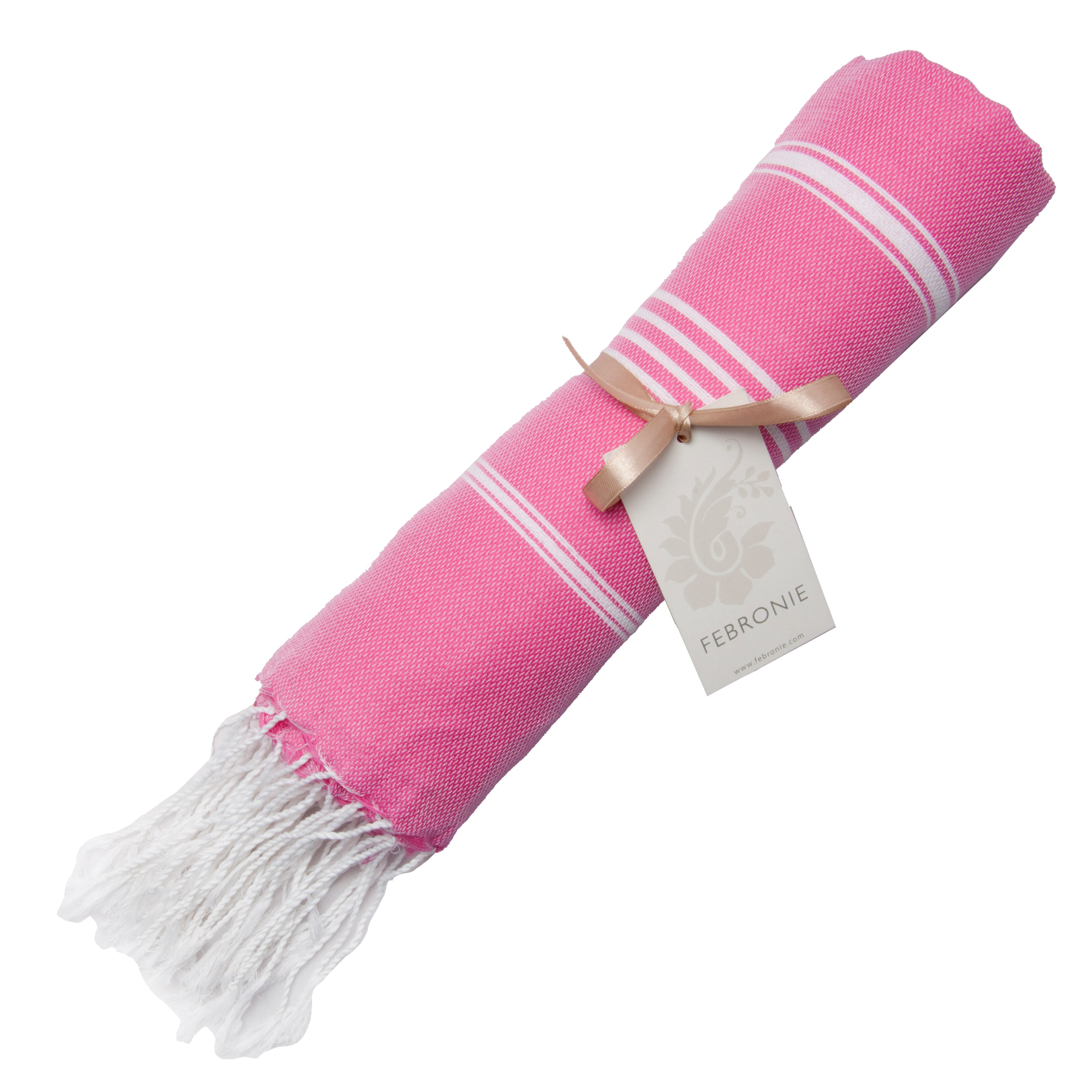 Febronie Fouta Classique Mykonos rose fuschia - 100x200 cm