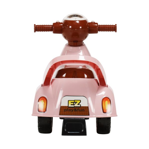 Puck Retro Loopscooter Lichtroze