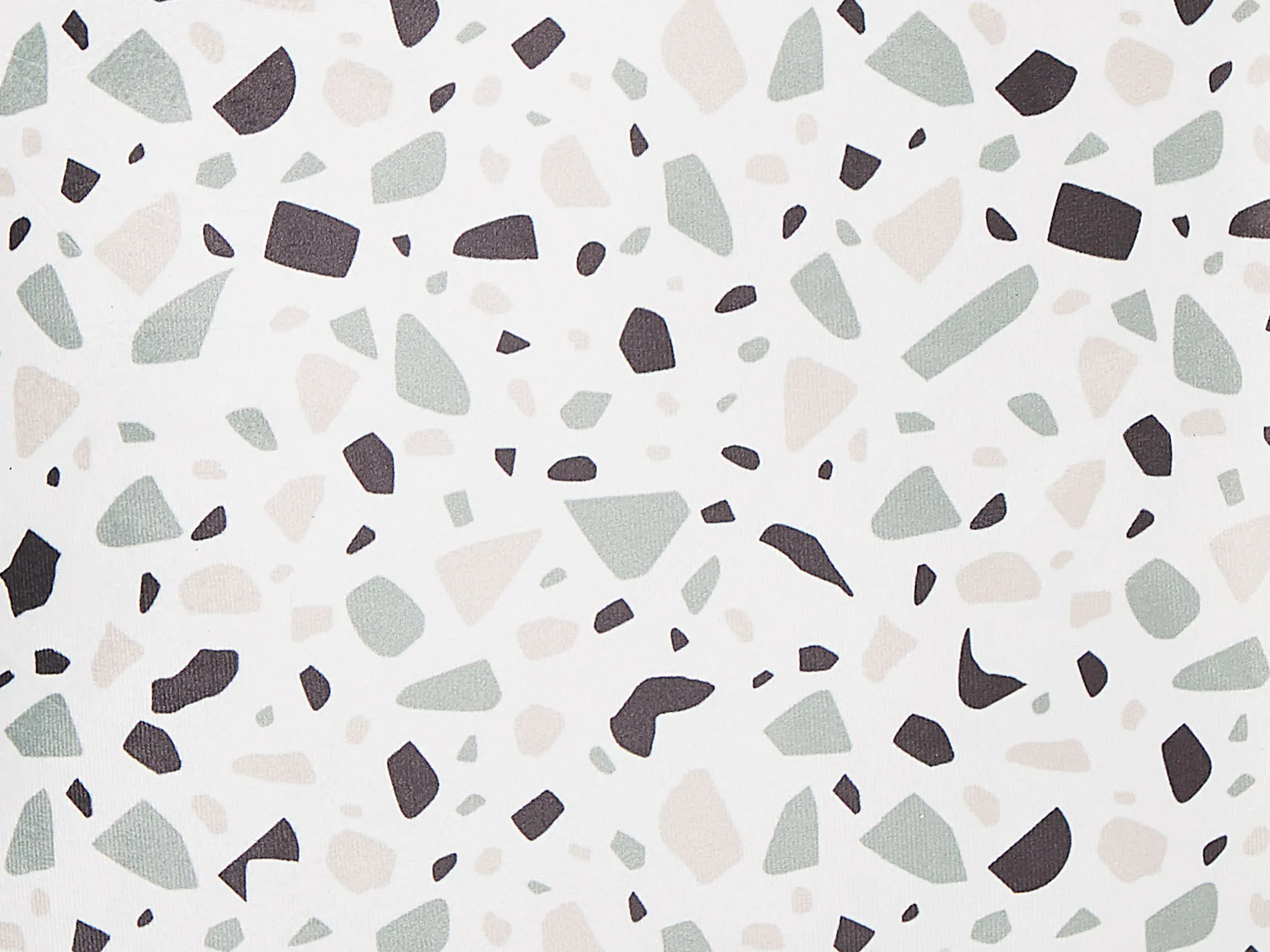Set van 2 sierkussens LAVENDER Fluweel 45 x 45 cm Wit terrazzo patroon