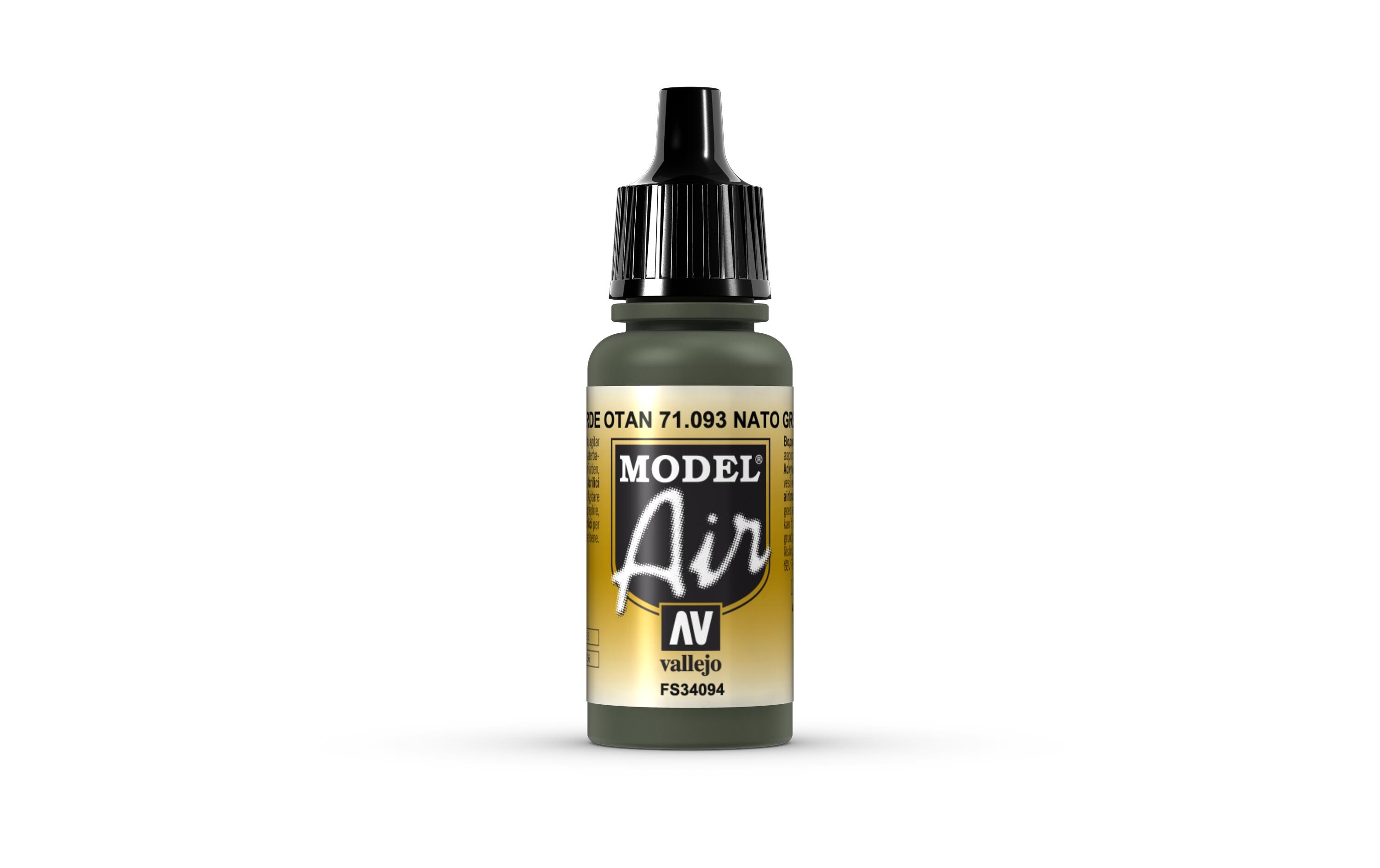 Airbrushfarbe NATO-Grün 17 mlAcryl Model Air Color für Airbrush