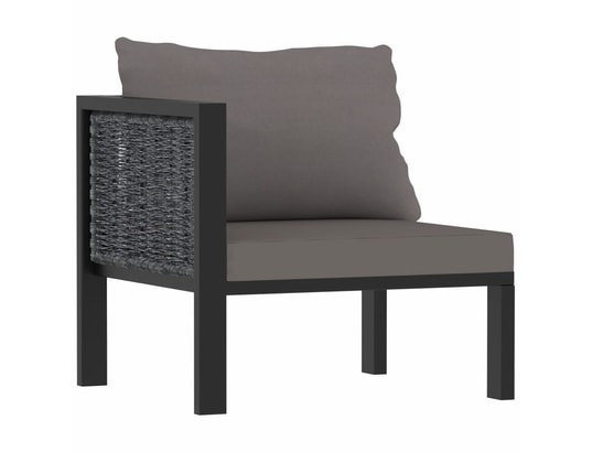 LES TENDANCES - Salon extérieur Salon de jardin-gris-7 places-264x200x64-250949