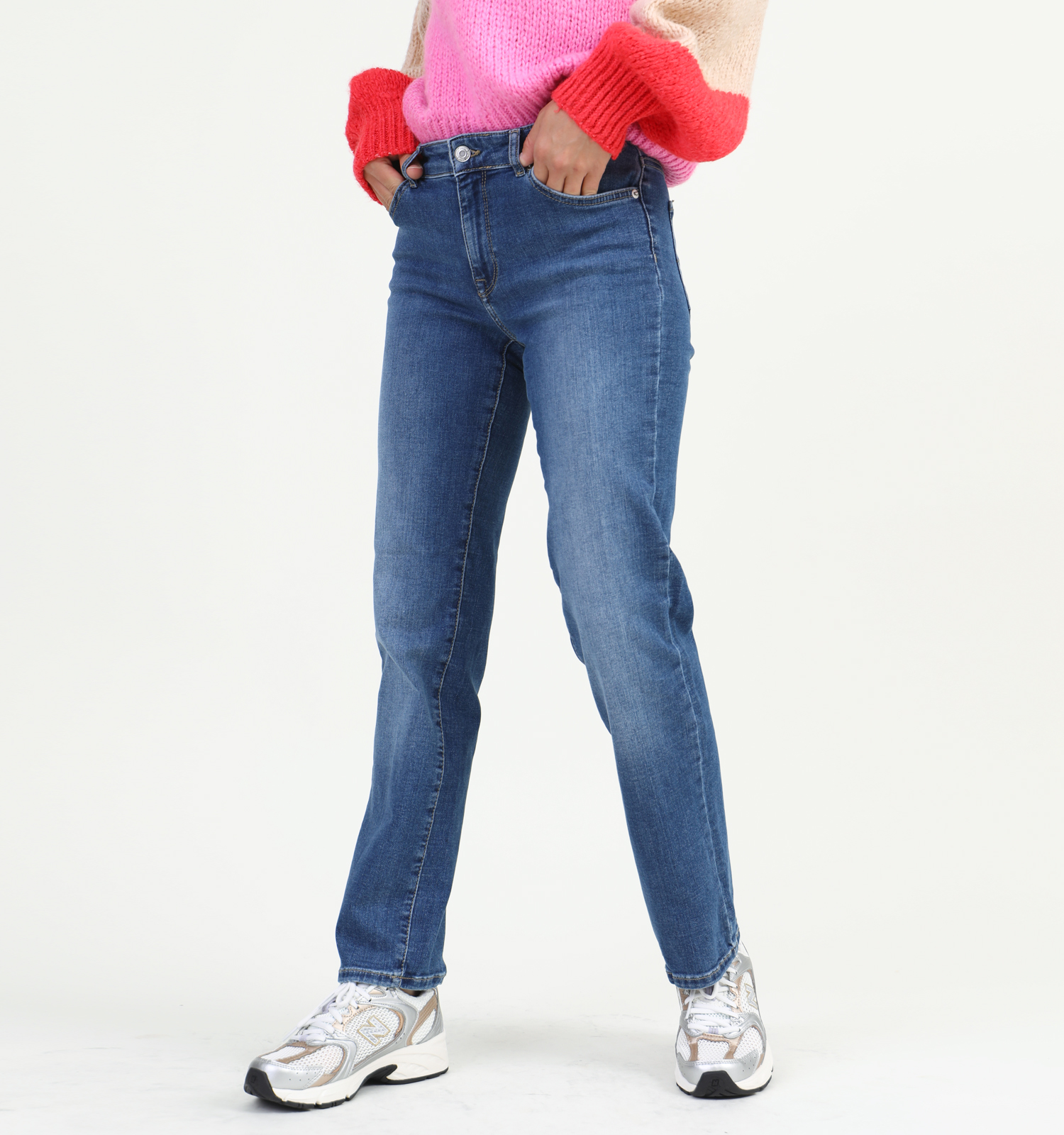 Straight leg jeans blauw L30