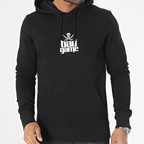 Sweat Capuche Bad Game 4 Noir Jaune