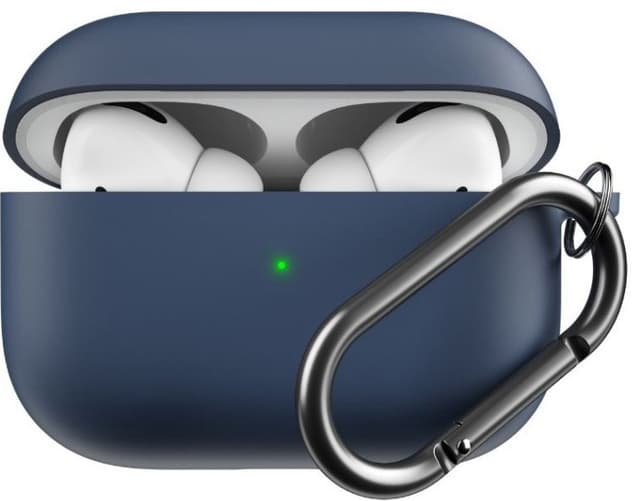 PodSkinz HybridShell AirPods Pro nøgleringsetui (blå)