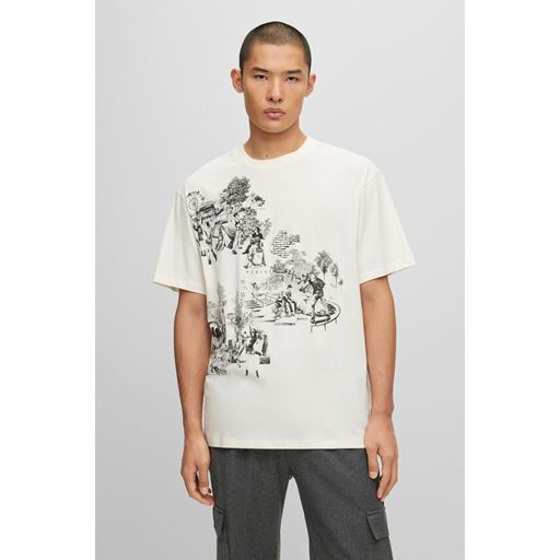 Hugo Doule T-shirt, Open White, S