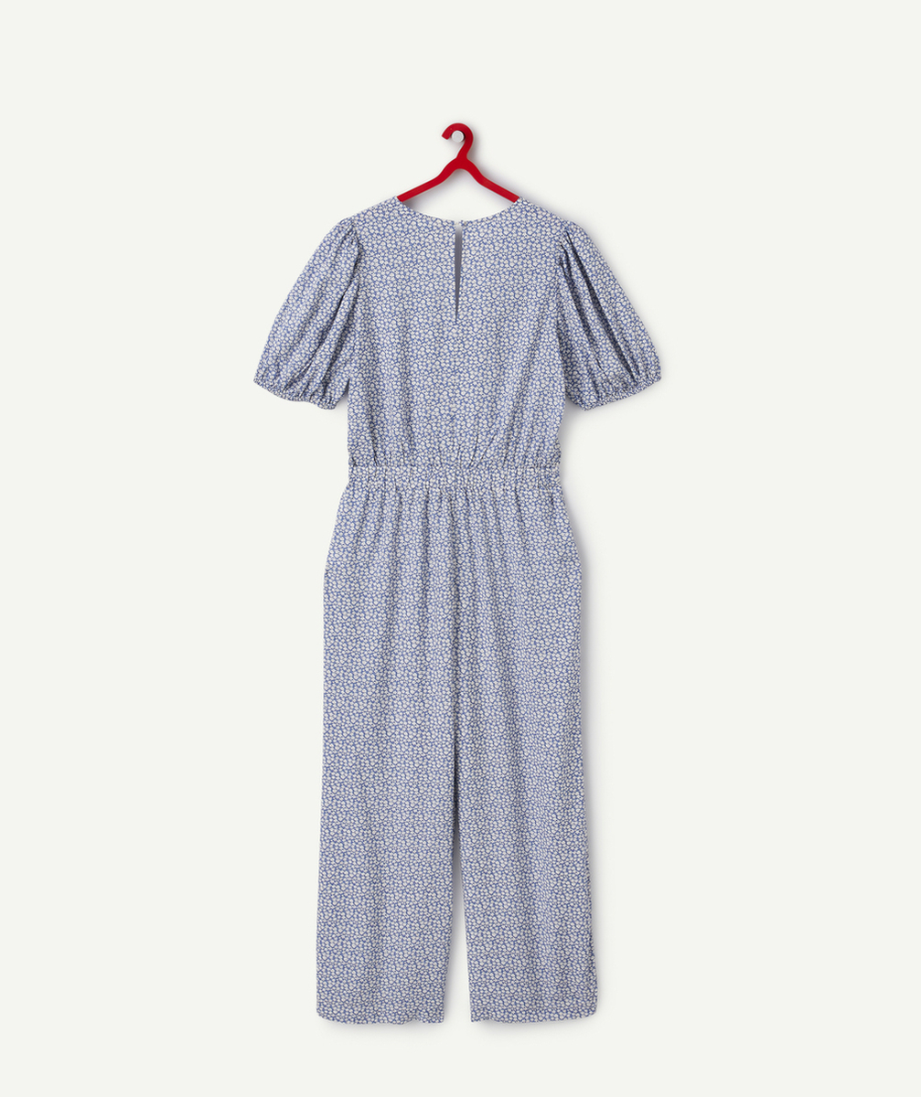 COMBINAISON FILLE EN VISCOSE RESPONSABLE IMPRIMÉE FLEURIE