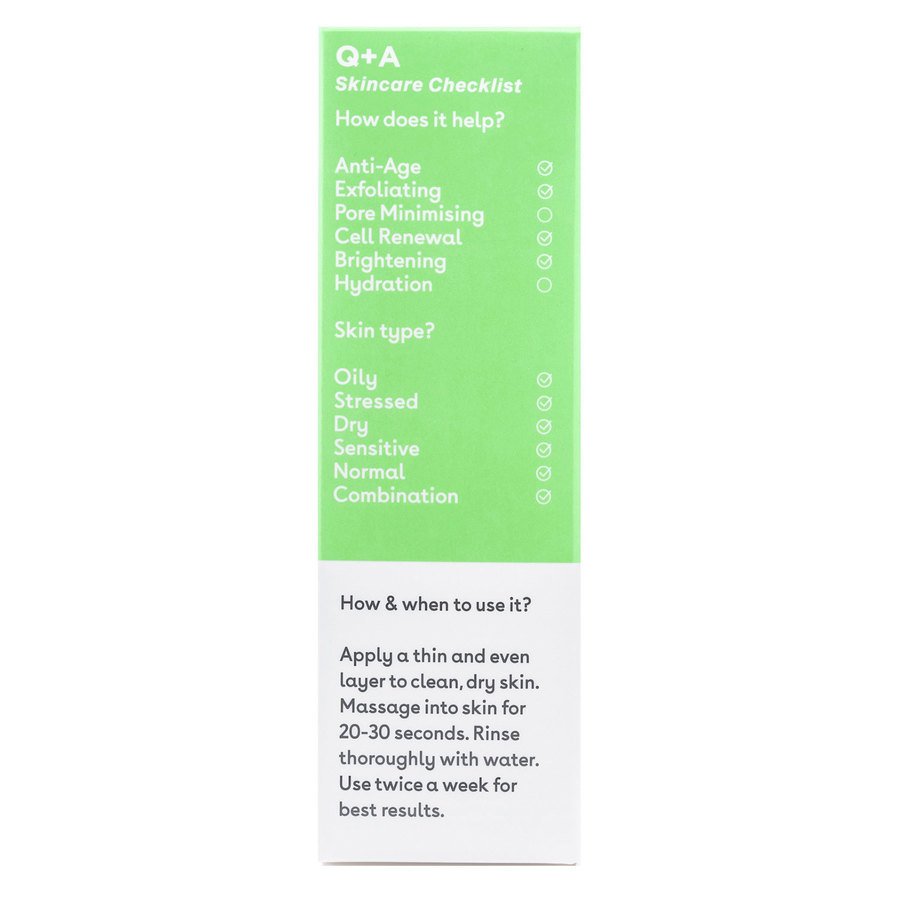 Q+A Apple AHA Exfoliating Gel 75ml