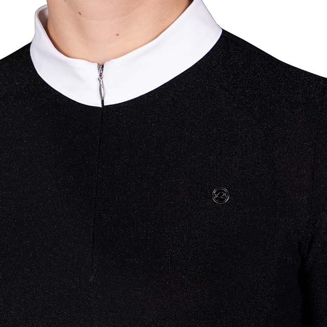 Wedstrijdshirt QHP Juliet Longsleeve Zwart