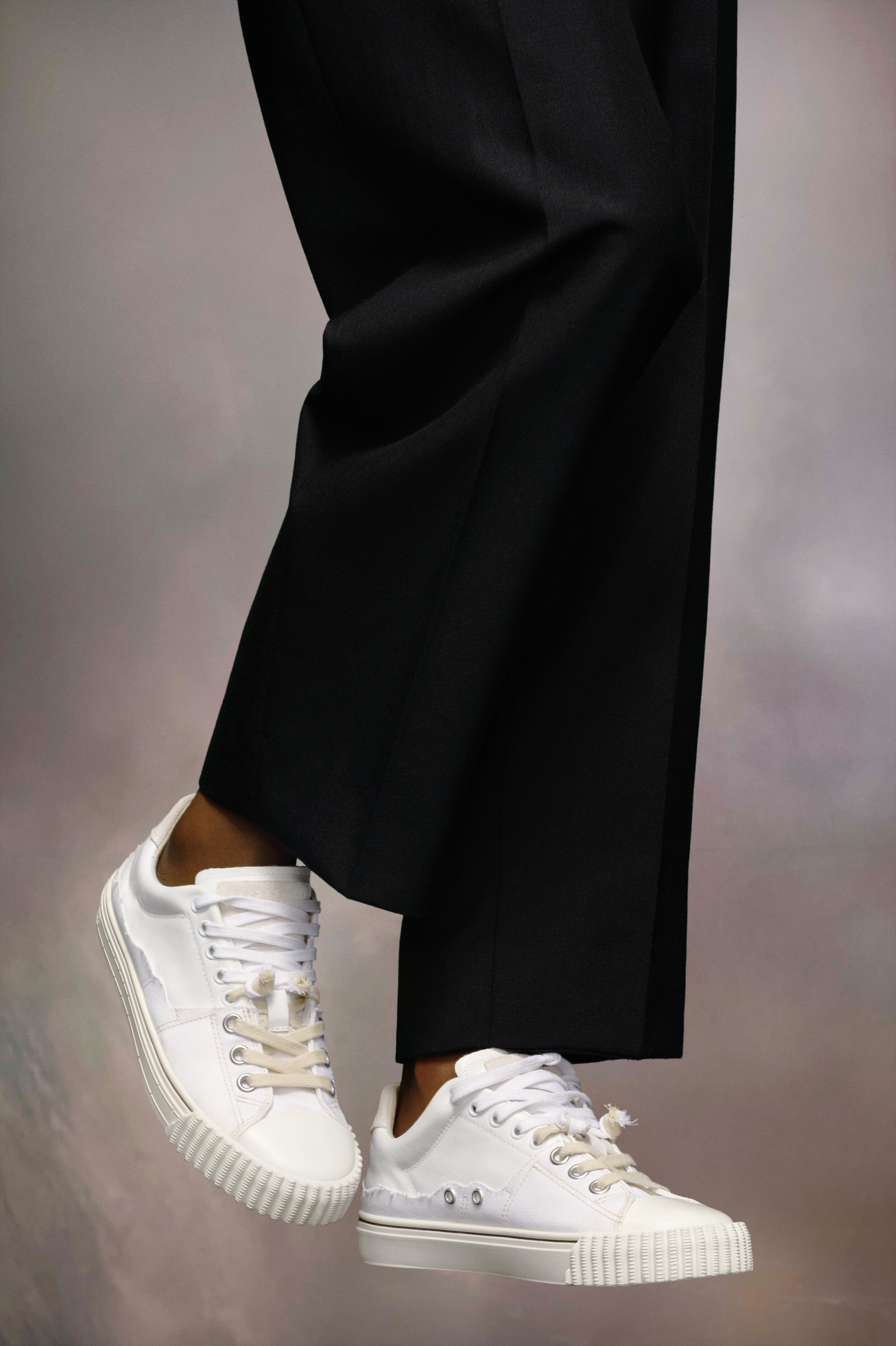 Sneakers New Evolution en cuir pour femme Blanc