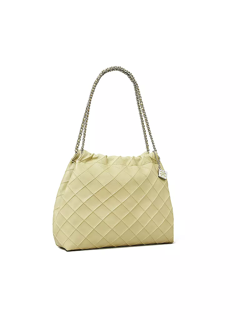 TORY BURCH Ledertasche - Hobo FLEMING grün