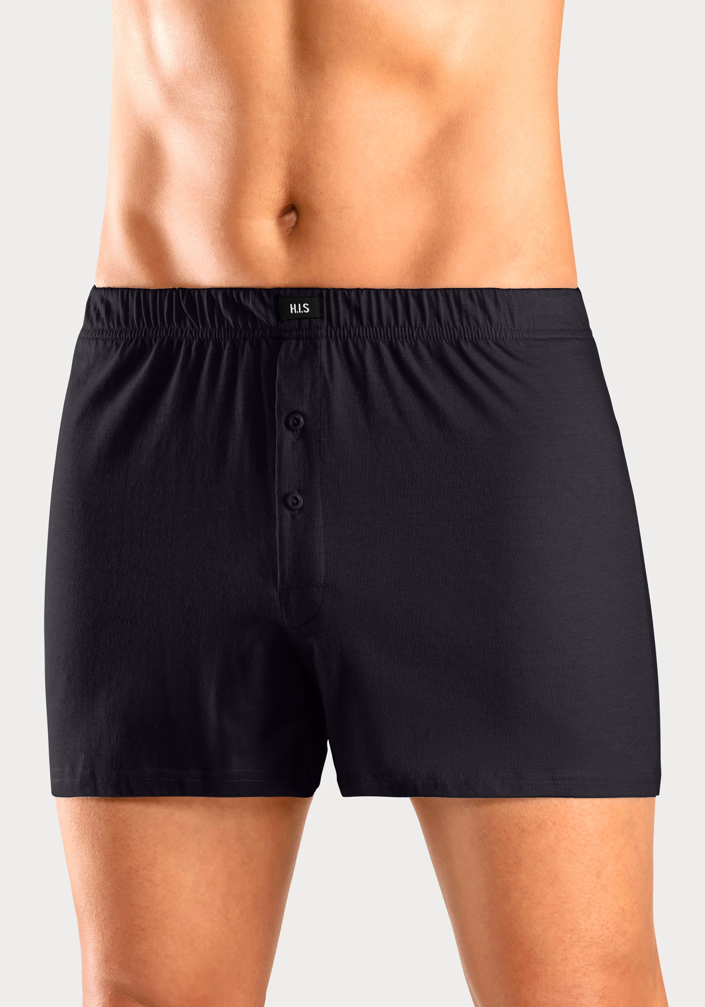 H.I.S Weiter Boxer »Herren Boxer«, 5 Stk. weite Passform, Komfortbund, aus Baumwoll-Stretch