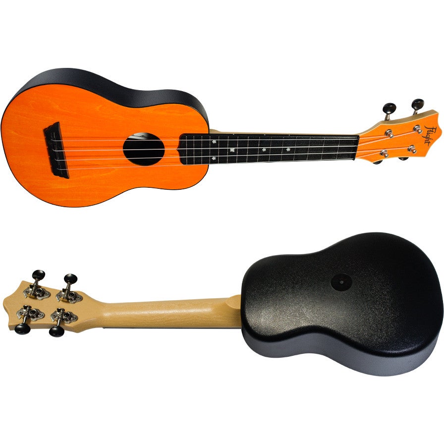 Flight Travel Series TUS35 Orange sopraan ukelele met gigbag