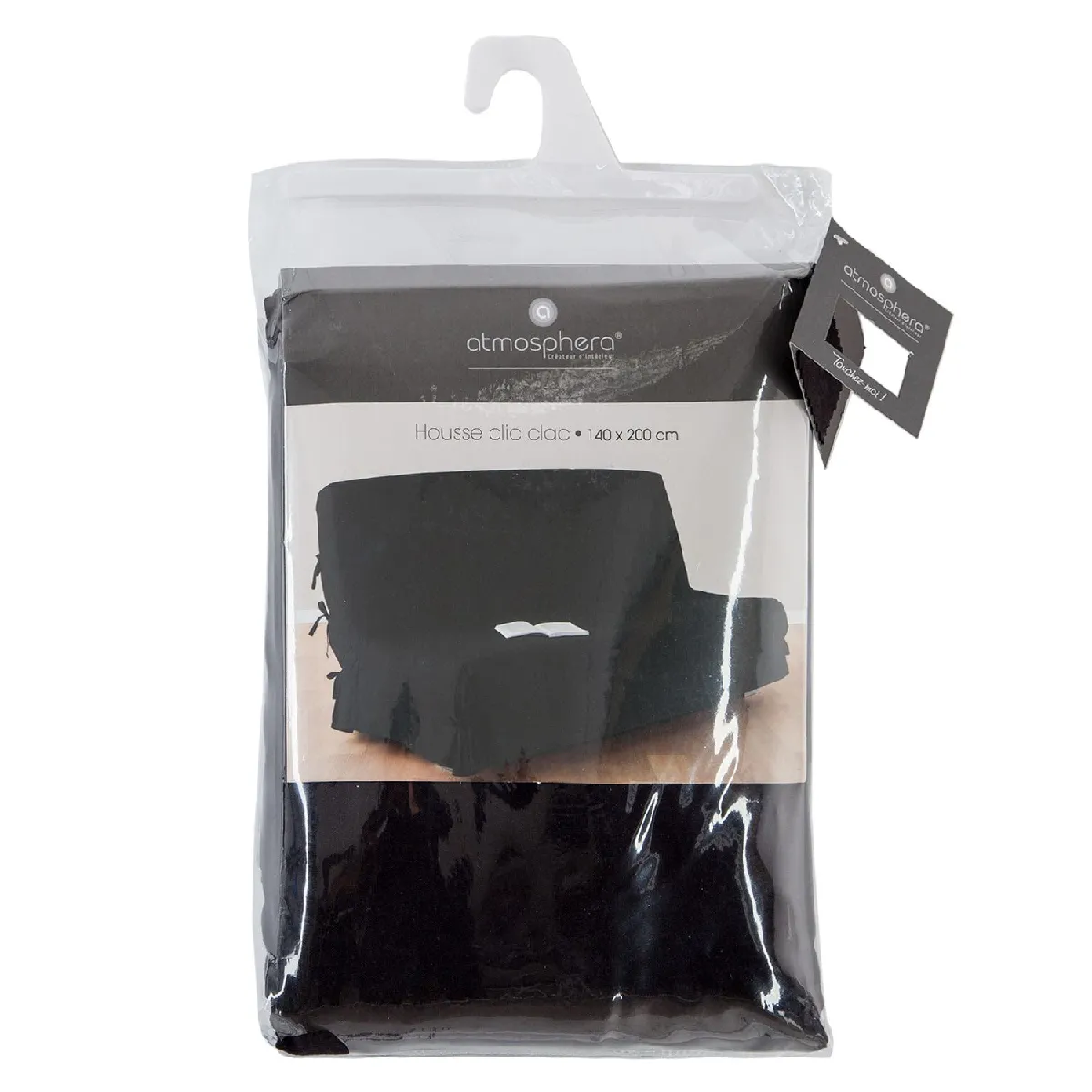 Atmosphera, Createur D'Interieur Atmosphera Housse pour clic-clac - Gris foncé
