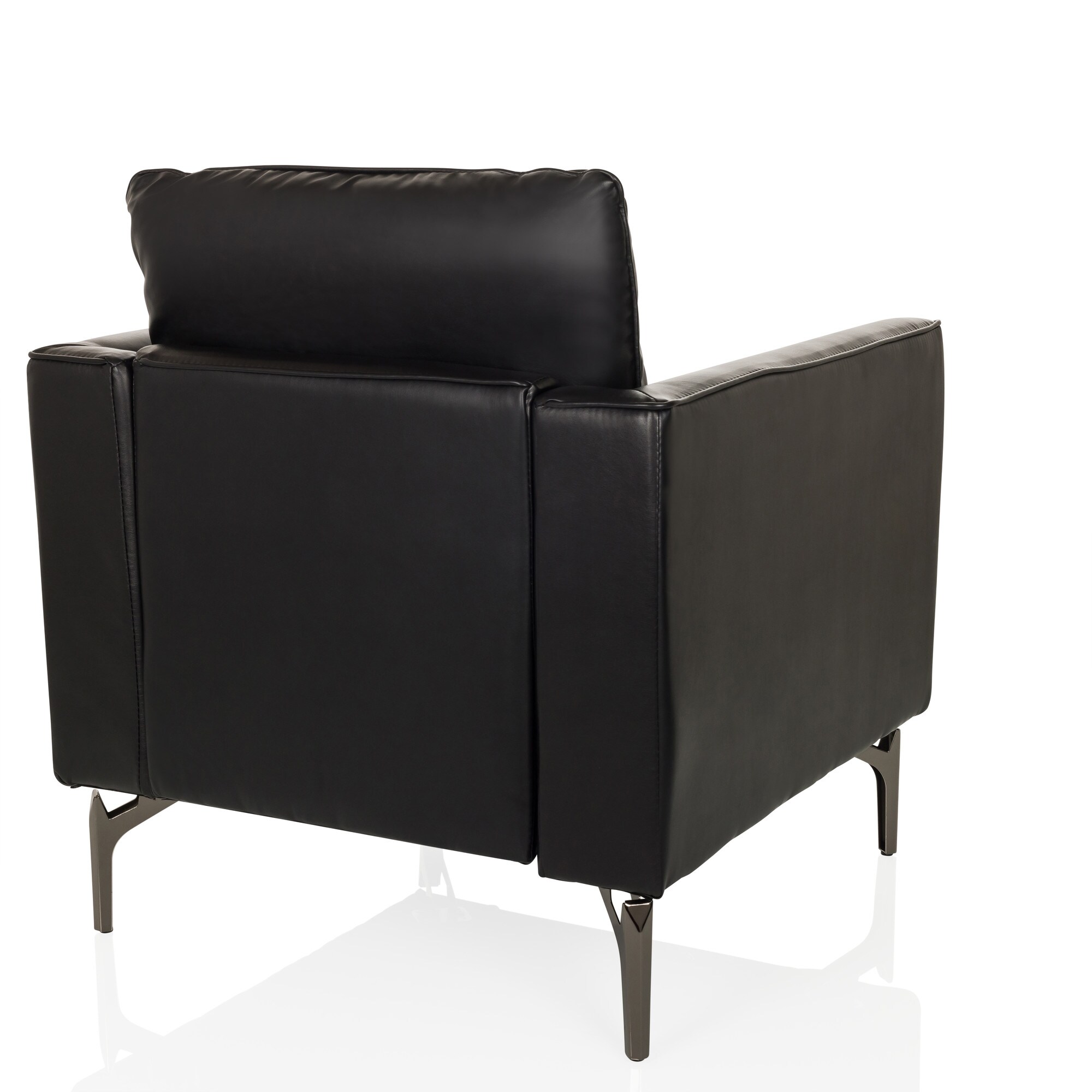 Loungesessel BAVERO Kunstleder mit Armlehnen hjh OFFICE