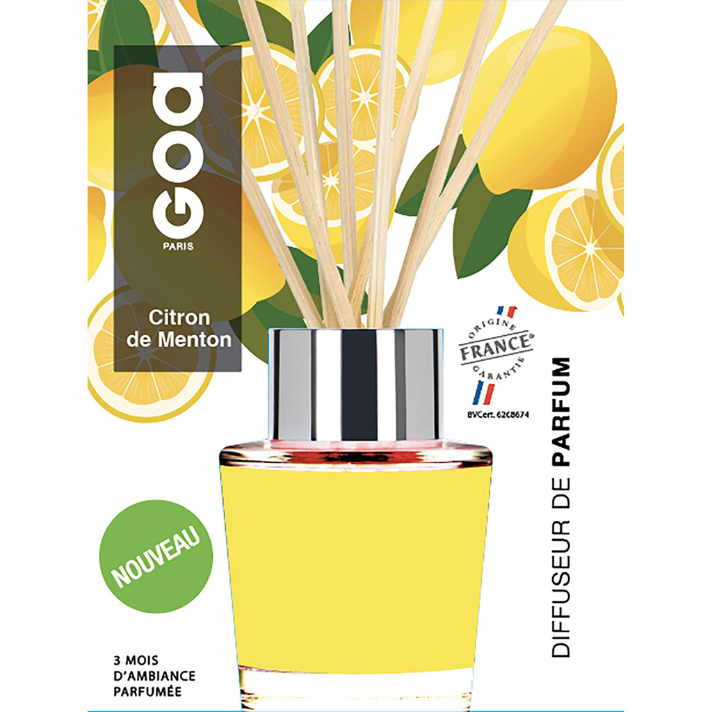 Diffuseur de parfum citron menton 200ml - GOA