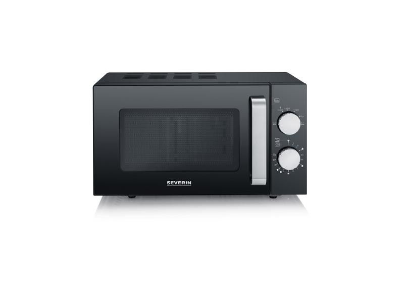Severin Mikrowelle MW7761 Schwarz Mikrowelle mit einer Leistung von 800 W