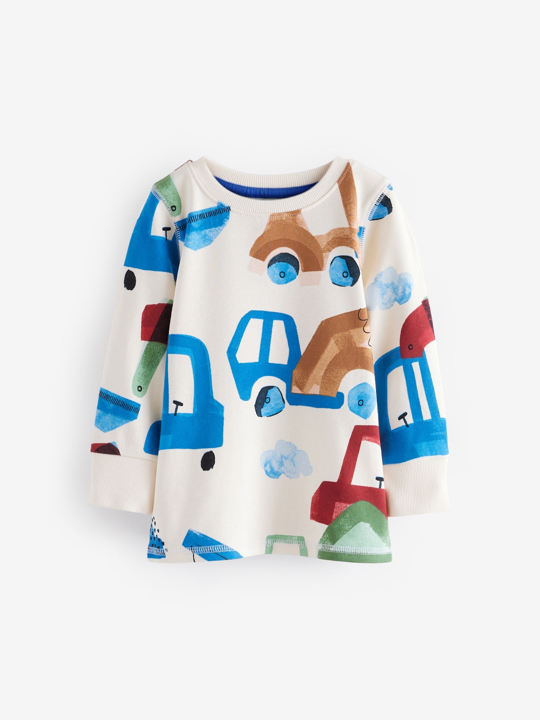 Groen/oranje transport - Mini Knusse Pyjama's 3 Set (9mnd-10jr)