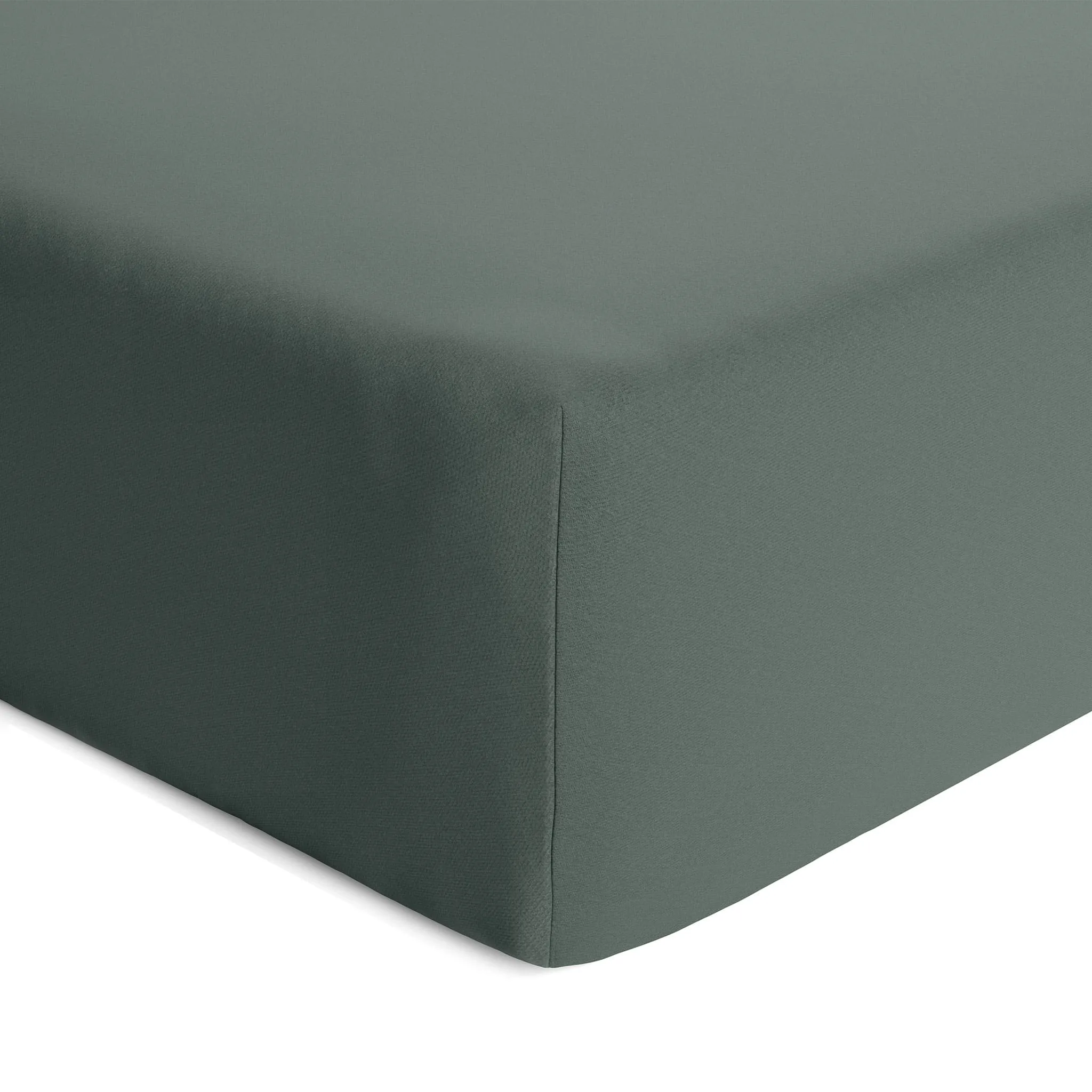 Origami Maison Drap Contour pour Lit de Bébé - Uni Vert Nordik