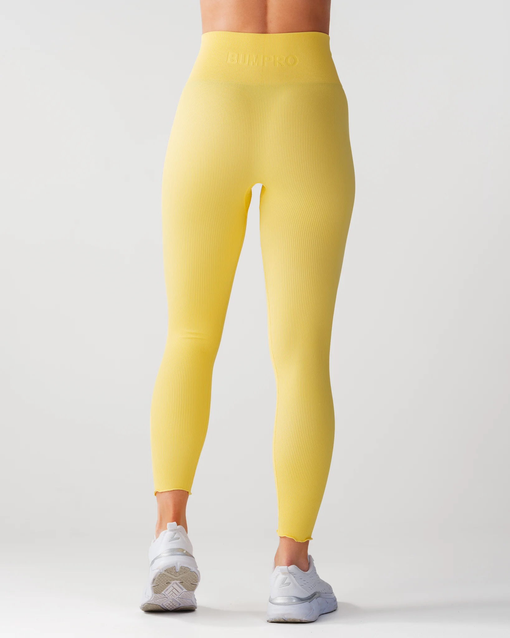 Bumpro Perfect Rib Frill Tights Yellow