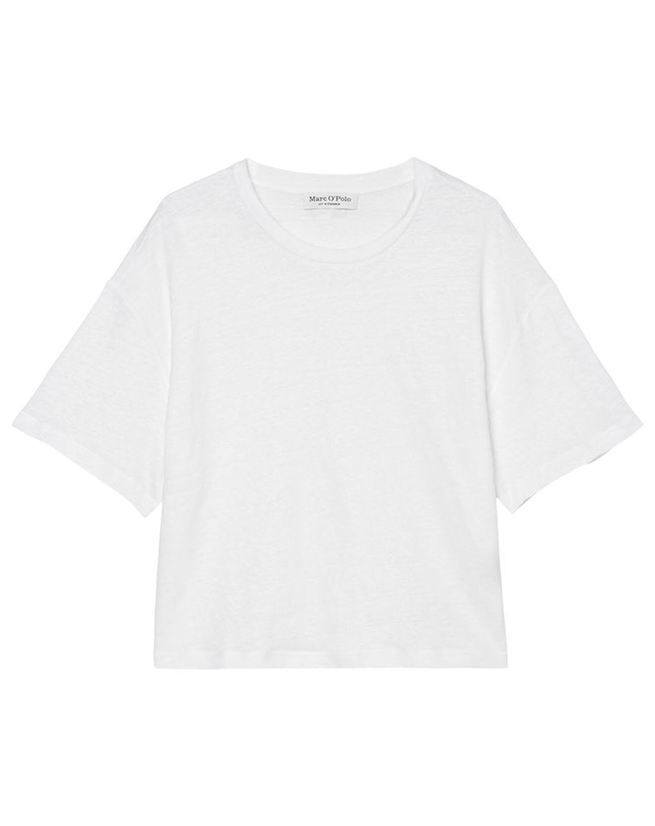 Marc O'Polo T-Shirt 100% Lin Oversized blanc
