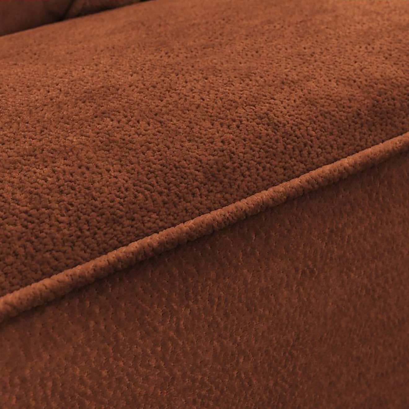Bobochic Canapé convertible coffre ezechiel rouge - 265x109x82 cm