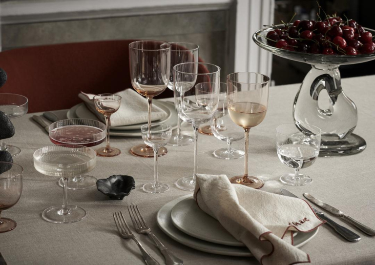 Ferm Living Host water glas set van 2 Clear