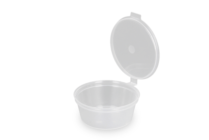 Covercup met vaste deksel 50/60cc