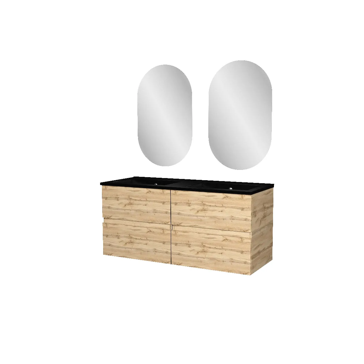 AURLANE TIMBER - Meuble salle de bain 120 cm