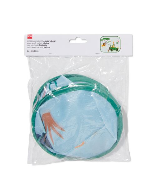 2 pare-soleil voiture 38x45 pliable animaux