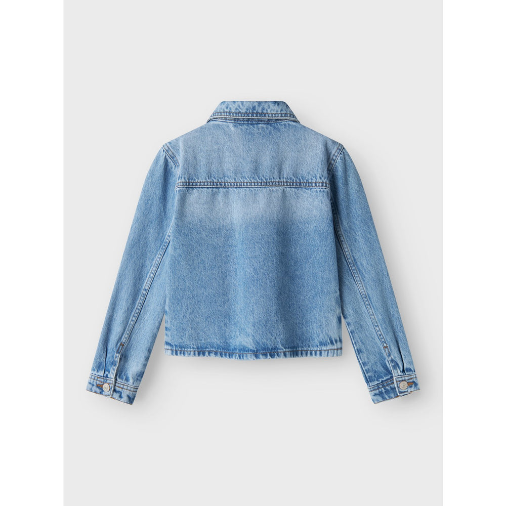 Køb Name It Light Blue Denim Aria Oversize Denim Jakke