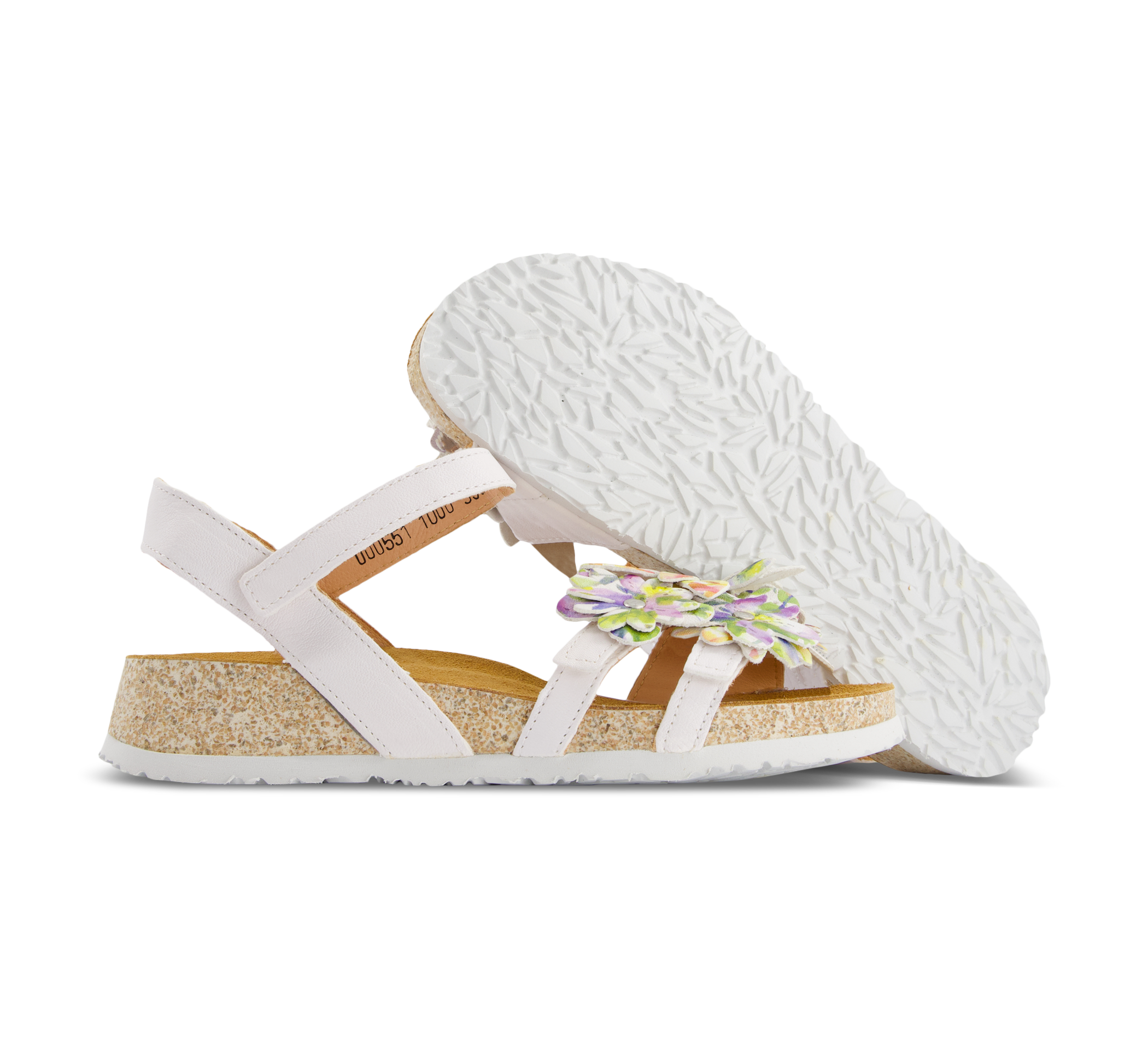 Think! Koak - Riemchensandalen weissmulticolor