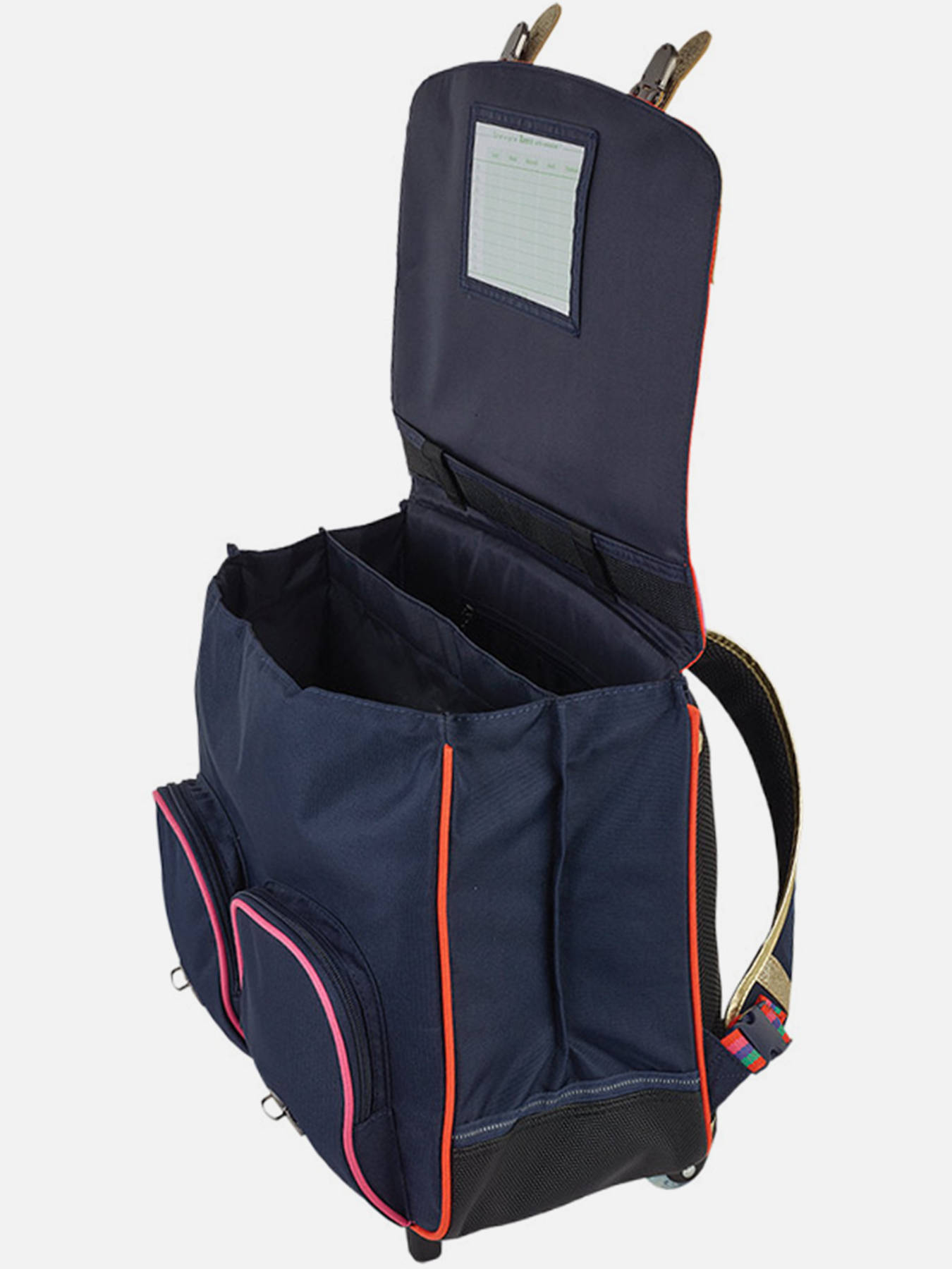 Cartable  roulettes 2 compartiments TANN'S