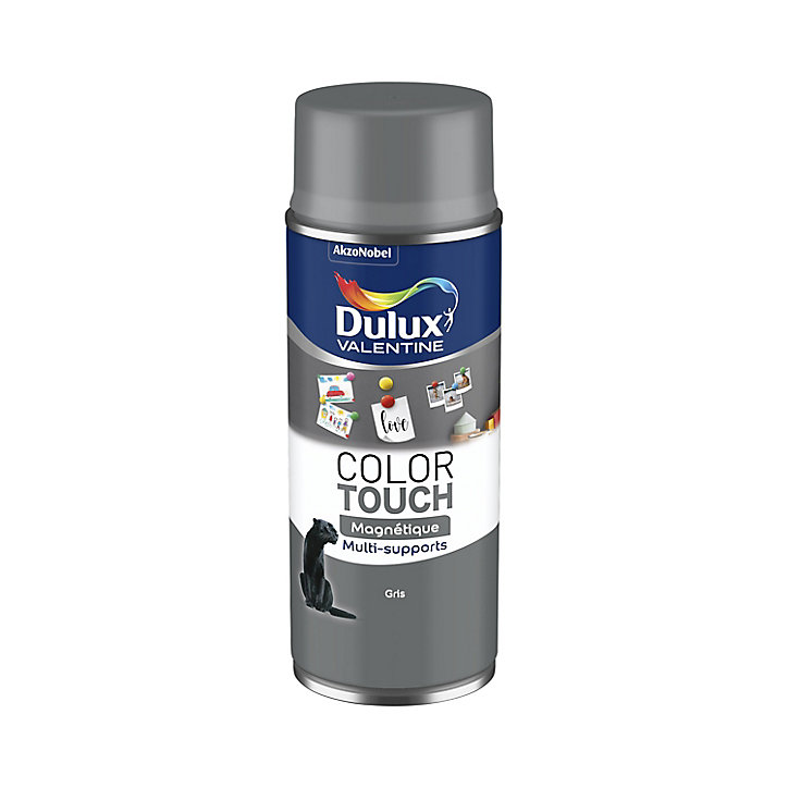 Peinture aérosol Color Touch multi supports Dulux Valentine effet magnétique 400ml