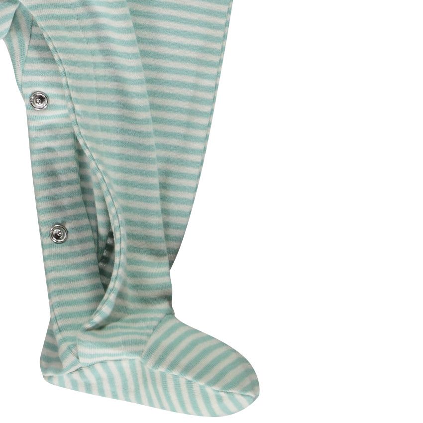 Dors-bien rayé patch Winnie l'Ourson Disney pour bébé garçon - Ecru
