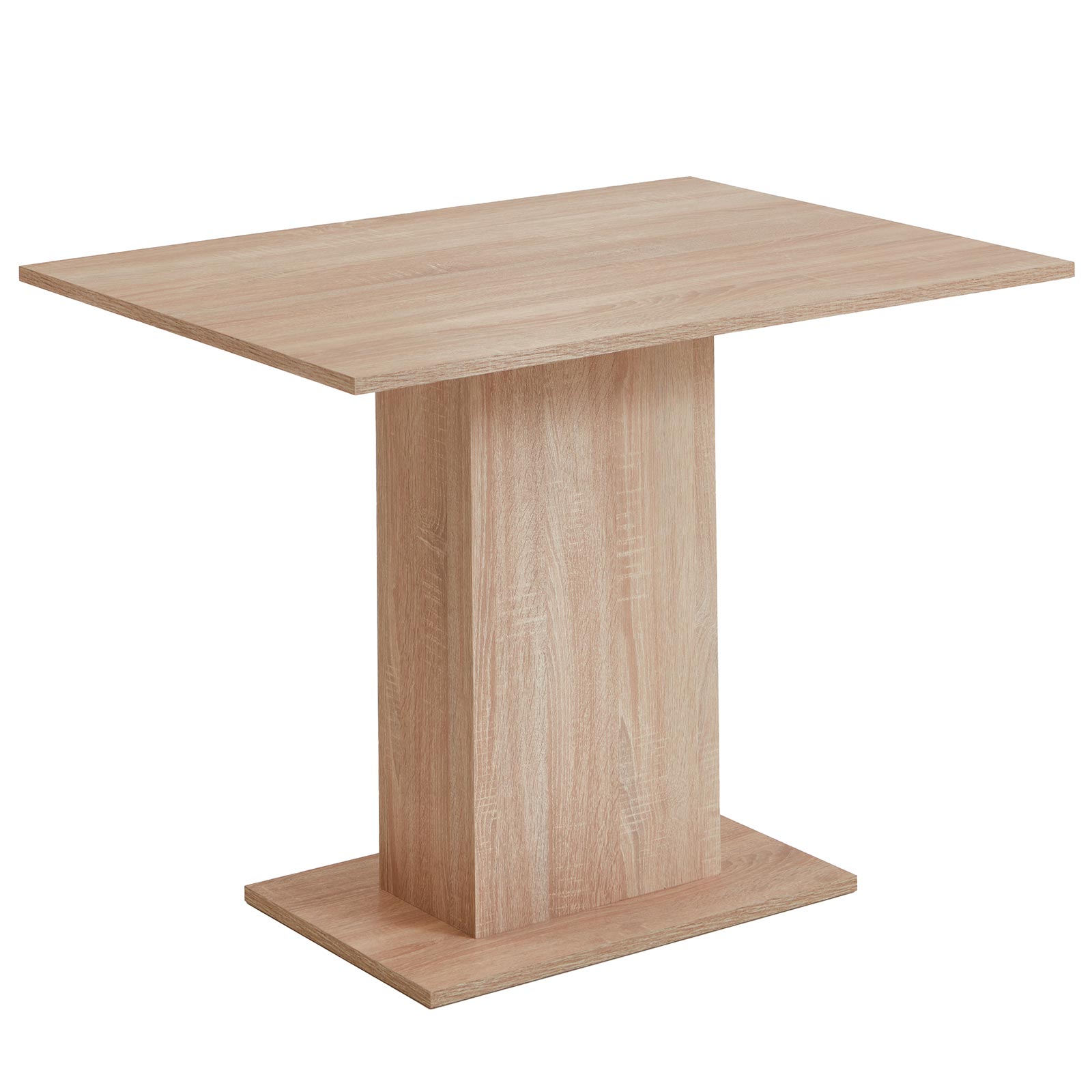 4-teilige Eckbankgruppe - graphit - Sonoma Eiche - 141x161 cm