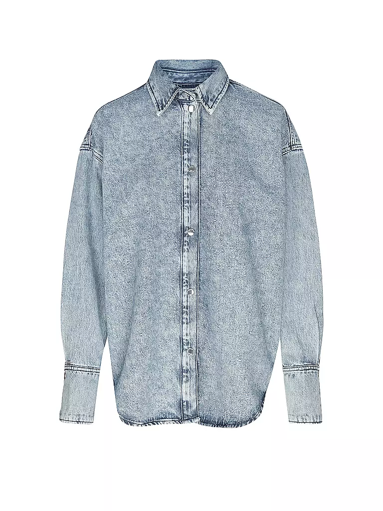 BOSS Jeansbluse C_DENIM blau