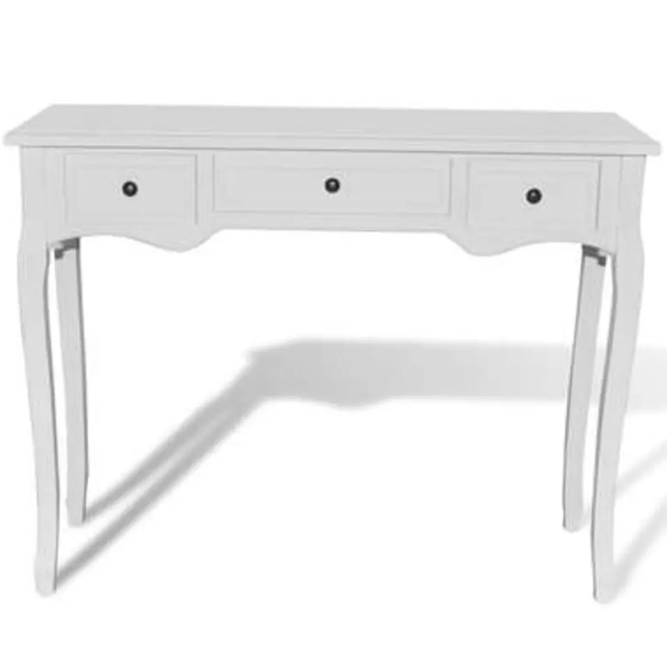 vidaXL - Kaptafel - Wit - Hout