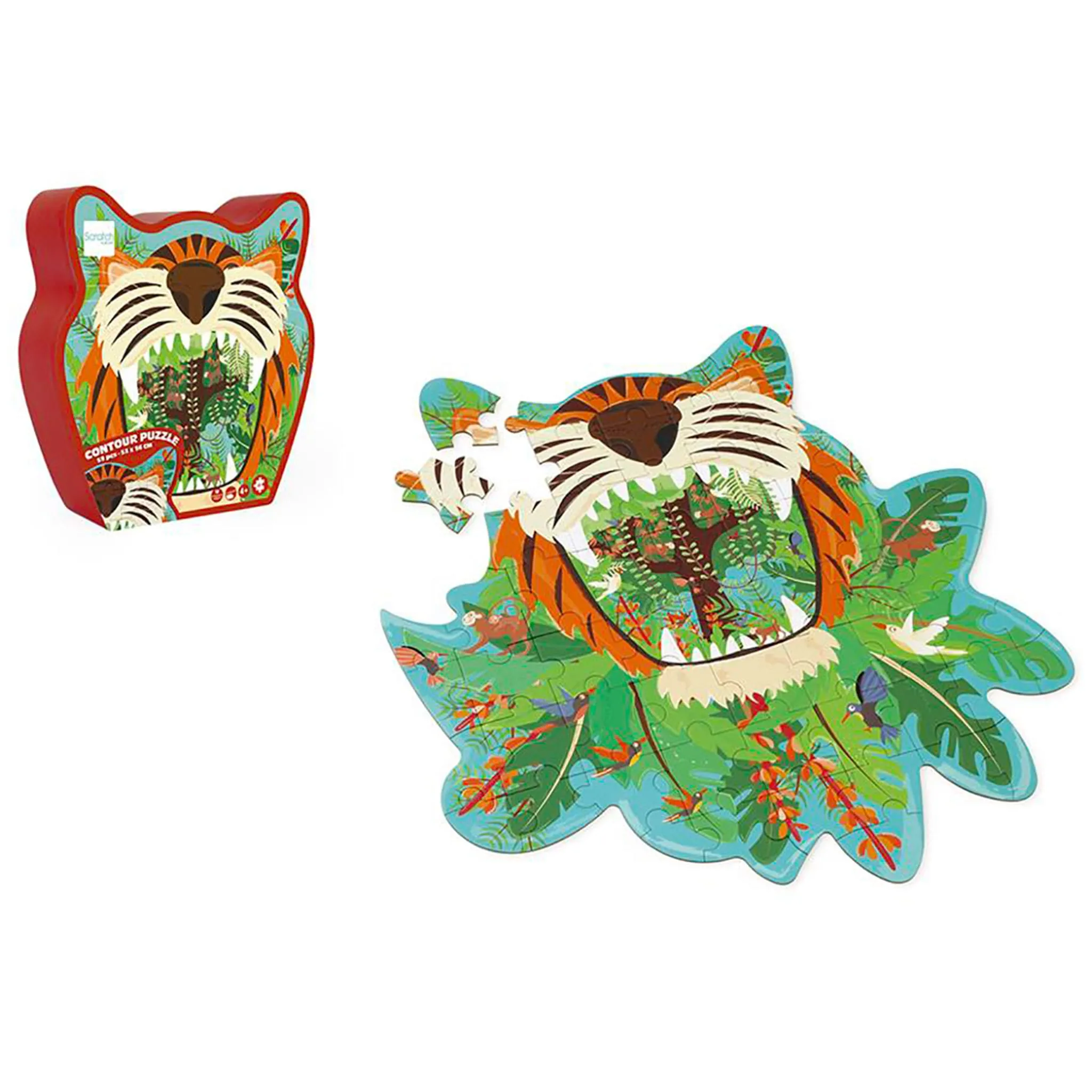 Scratch Casse-Tête 59 Pièces - Tigre