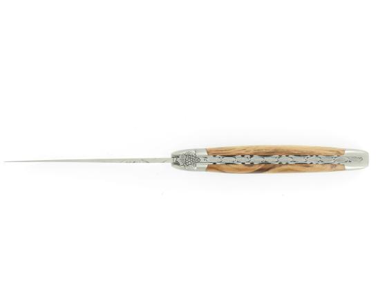 Laguiole 12 cm RAISIN - Cep de Vigne - 2 mitres Couteau de poche par Laguiole en Aubrac