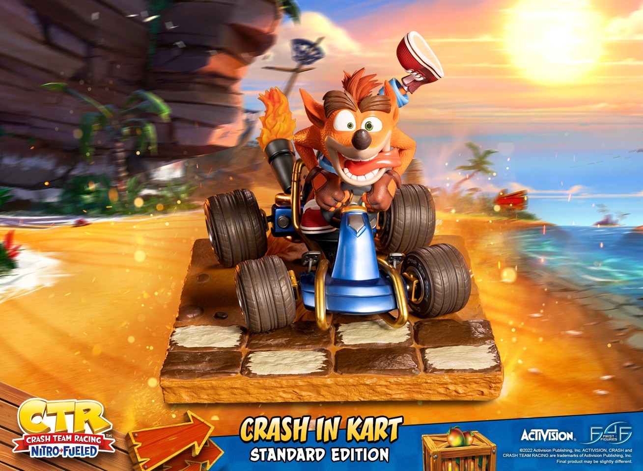 Crash Team Racing Nitro-Fueled (Crash In Kart) RESIN Statue