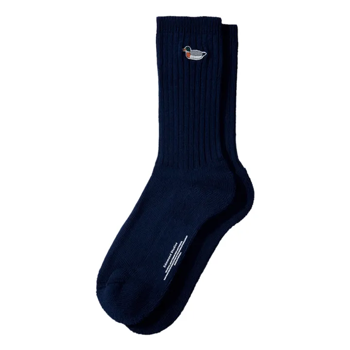 Edmmond Studios Chaussettes Duck | Bleu marine