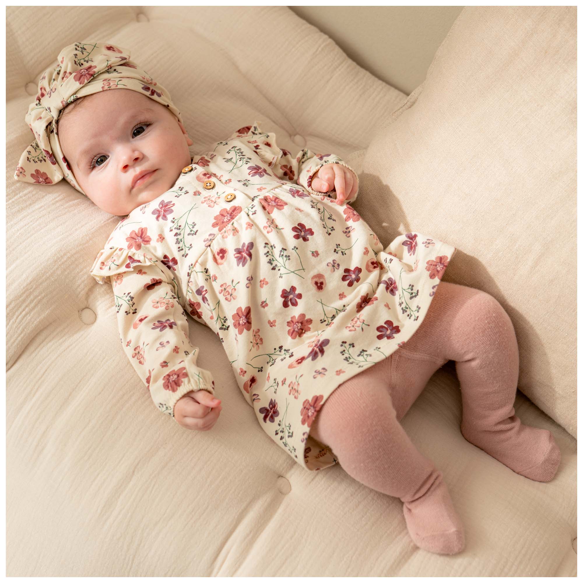 Prénatal newborn tulband   beige